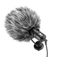 Microphone sur caméra XFAN D1 Microphone à condensateur cardio de-directionnel universel Interview Vlogging Microphone