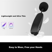 Microphone UHF professionnel sans fil Style à clipser / Style monté sur la tête avec récepteur et émetteur