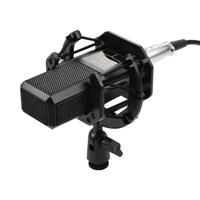 Microphone vocal à condensateur cardio de avec câble XLR 3 broches vers câble TRS 3, 5 mm