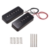 Micros à simple bobinage pour accessoires de pièces de guitare pour micro-guitares électriques P90 Soapbar,  pack de 2 pièces (50 mm + 52 mm)