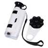 Microscope de poche pour enfants 60x-120x Microscope à zoom lumineux LED se connecter avec le téléphone 1000x Grossissement fois Science cadeau éducatif pour garçons filles étudiants