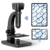 Microscope numérique intelligent portatif grossissement 2000x double lentilles USB rechargeable 5.0M pixels haut clair