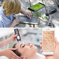 Microscope numérique électronique Portable WiFi sans fil 1000x loupe haute définition noël Halloween cadeau éducatif pour les enfants
