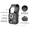 Microscope portable 200X Microscope universel pour téléphone portable avec 6 lumières LED Luminosité réglable à 2 niveaux Pas besoin d