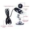 Microscope portable numérique USB 1600X pour la détection portative à vue industrielle avec loupe réglable à 8 lumières LED
