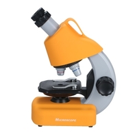 Microscope pour enfants 40X ~ 1200X grossissement Mini kit de microscope de bureau pour débutant à piles avec lumière LED pour garçons filles étudiants Science Curious Kids