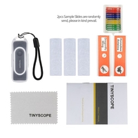 Microscope TINYSCOPE 20X-400X lentille de grossissement de loupe de Microscope de téléphone portable portable universel pour Android pour iOS