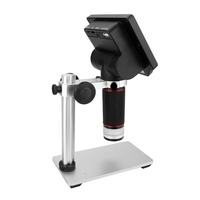 Microscope vidéo à écran LCD de 4, 3 pouces avec carte TF 32 Go Microscope 1000X 1080P (sans adaptateur)