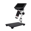 Microscope vidéo à écran LCD de 5 pouces Microscope et télescope 1000X avec carte TF de 32 Go,  télécommande IR,  support en métal réglable et prise en charge de la lumière LED Sortie USB/HD et contrôle de la souris