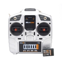 MicroZone MC6C 2.4G 6CH télécommande Mode 1 émetteur MC7RB récepteur Radio système pour SU27 RC avion Drone Multirotor hélicoptère voiture bateau (accélérateur à droite)