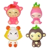 Mignon Bébé Douche Jouet Belle Environnement-Amicale Fruit Animaux Poupée De Bain Enfants Dessin Animé L
