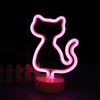 Mignon Design veilleuse à côté de la lampe 3 * AA à piles USB alimenté Portable pour la décoration de la maison déco cadeau d