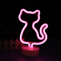 Mignon Design veilleuse à côté de la lampe 3 * AA à piles USB alimenté Portable pour la décoration de la maison déco cadeau d