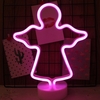 Mignon Design veilleuse à côté de la lampe 3 * AA à piles USB alimenté Portable pour la décoration de la maison déco cadeau d