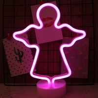 Mignon Design veilleuse à côté de la lampe 3 * AA à piles USB alimenté Portable pour la décoration de la maison déco cadeau d