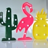Mignon LED Néon Lampe Salon Chambre Bureau Décoratif Lumière Rouge Flamants