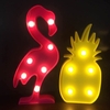 Mignon LED Néon Lampe Salon Chambre Bureau Décoratif Lumière Rouge Flamants