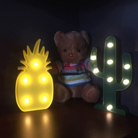 Mignon LED Néon Lampe Salon Chambre Bureau Décoratif Lumière Rouge Flamants