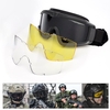 Militaire Airsoft tactique lunettes de tir lunettes de moto lunettes de Wargame coupe-vent