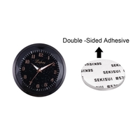 Mini Beaux Métal Horloge Électronique Nombre Échelle De Voiture Décoration Intérieure Pâte Étude De Commodité