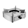 Mini brûleur à alcool acier inoxydable puissance de feu réglable coupe-vent Style tiroir brûleur pour Barbecue Hotpot cuisine en plein air