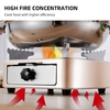 Mini brûleur de réchaud à alcool en acier inoxydable puissance de feu réglable coupe-vent Style de tiroir brûleur pour Barbecue Hotpot cuisine en plein air