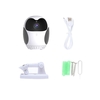 Mini caméra haute définition 1080P Caméra de sécurité intelligente Vision nocturne Détection de mouvement Audio 2 voies avec support de base rotatif à 360 ° pour la sécurité à domicile Exercices extérieurs Surveillance des enfants Surveillance