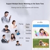 Mini caméra portable haute définition 1080P Smart WiFi Caméra de sécurité sans fil Vision nocturne Détection de mouvement avec APP Conception magnétique Support de base rotatif pour la sécurité à domicile Exercices extérieurs Surveillance des e