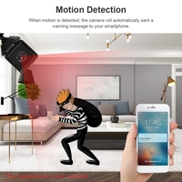 Mini caméra portable haute définition 1080P Smart WiFi Caméra de sécurité sans fil Vision nocturne Détection de mouvement avec fonction APP Support de base de conception magnétique pour la sécurité à domicile Exercices extérieurs Surveillance d