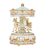 Mini carrousel Clockwork Castle dans la boîte à musique ciel coloré LED