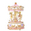 Mini carrousel Clockwork Castle dans la boîte à musique ciel coloré LED