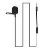 Mini-clip cravate revers cravate micro condensateur micro avec sortie casque 3, 5 mm pour iphone ipad smartphone android caméra reflex numérique ordinateur pc portable