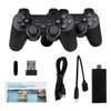 Mini console de jeu vidéo TV avec double contrôleur sans fil 2.4G intégré 3500 jeux classiques Console de jeu rétro portable sortie HD