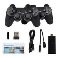 Mini console de jeu vidéo TV avec double contrôleur sans fil 2.4G intégré 3500 jeux classiques Console de jeu rétro portable sortie HD