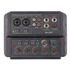 Mini console de mixage audio portable musicale à 4 canaux Console de mixage multifonction en direct