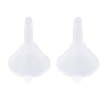 Mini entonnoirs en plastique entonnoir de transfert liquide 31mm / 1.22in de diamètre résistant aux acides et aux alcalis pour l