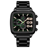 MINI FOCUS classique hommes montre à Quartz chronographe analogique montre-bracelet d