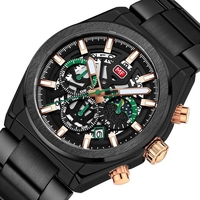 MINI FOCUS classique hommes montre à Quartz chronographe analogique montre-bracelet d