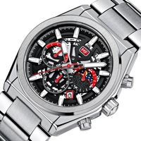 MINI FOCUS classique hommes montre à Quartz chronographe analogique montre-bracelet d