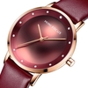 MINI FOCUS femmes montre à Quartz classique montre de mode avec bracelet en cuir 3ATM étanche femme boîte de montre paquet
