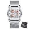 MINI FOCUS Hommes Montre Mouvement À Quartz avec Bracelet En Acier Maille Affichage De L
