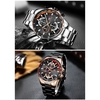 MINI FOCUS MF0218G Montre de sport à quartz pour hommes d