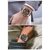 MINI FOCUS MF0218G Montre de sport à quartz pour hommes d