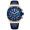 MINI FOCUS MF0417G élégant hommes montre à Quartz bracelet en cuir véritable multifonctionnel montre-bracelet d