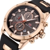 MINI FOCUS Mode Lumineux Quartz Homme Montre Étanche Silicone Bande Hommes Casual Montre-Bracelet Chrono Sports Style + Boîte