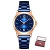 MINI FOCUS Montre à quartz pour femme Montres de mode pour femme avec bracelet en acier solide 3ATM Bracelets féminins étanches pour les affaires et la vie"idienne (boîte emballée)