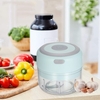 Mini hachoir à ail électrique trancheur de nourriture Portable hachoir à ail mélangeur robot culinaire pour poivre Chili légumes noix viande 100ML rechargeable USB