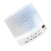 Mini haut-parleur 7 couleurs lumières petit haut-parleur sans fil BT haut-parleur portable rechargeable pour les voyages à l