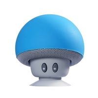 Mini haut-parleur champignon BT Subwoofer portable sans fil avec micro et ventouse pour tampons/smartphones