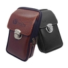 Mini Hommes Faux Cuir Zipper Tactique Ceinture Poche Sac De Taille Pack de Sécurité Accessoires Extérieurs Noir
